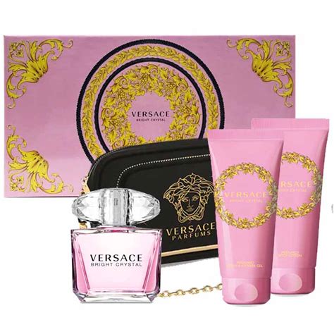 crema viso versace|Versace Cofanetto Bright Crystal Eau De Toilette 90ml con Body .